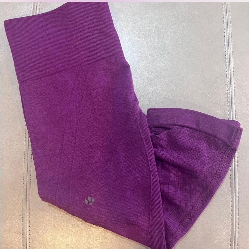 Lululemon Purple High-Waisted Leggings
